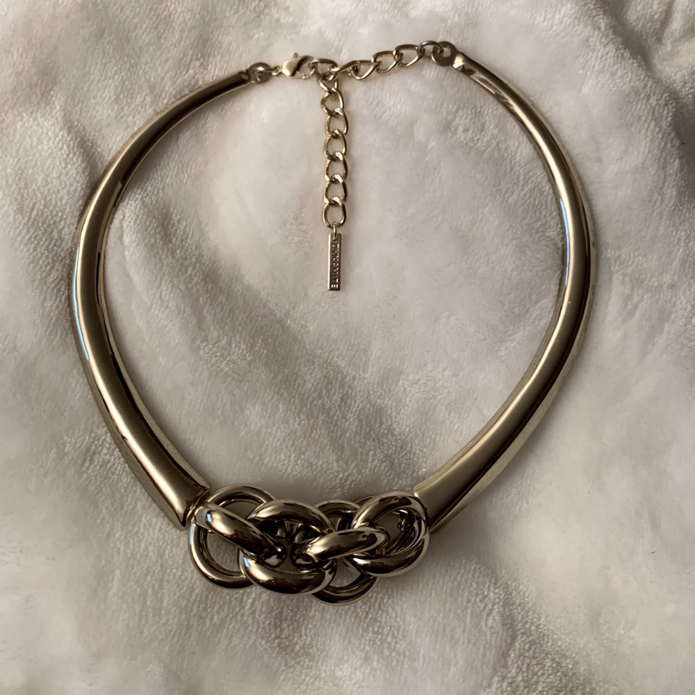 Silver toned necklace